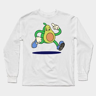 Cute Avocado Long Sleeve T-Shirt